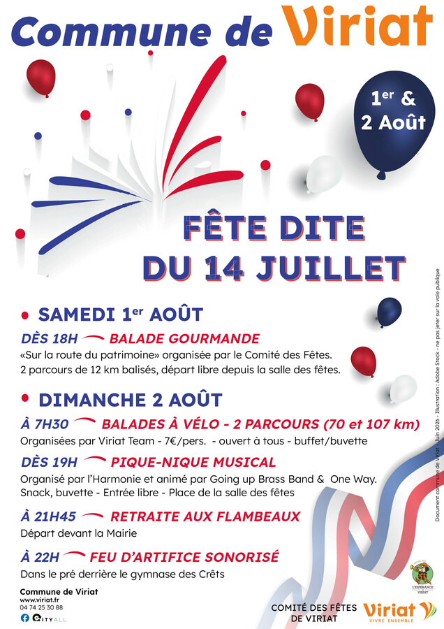 FETE NATIONALE 2026