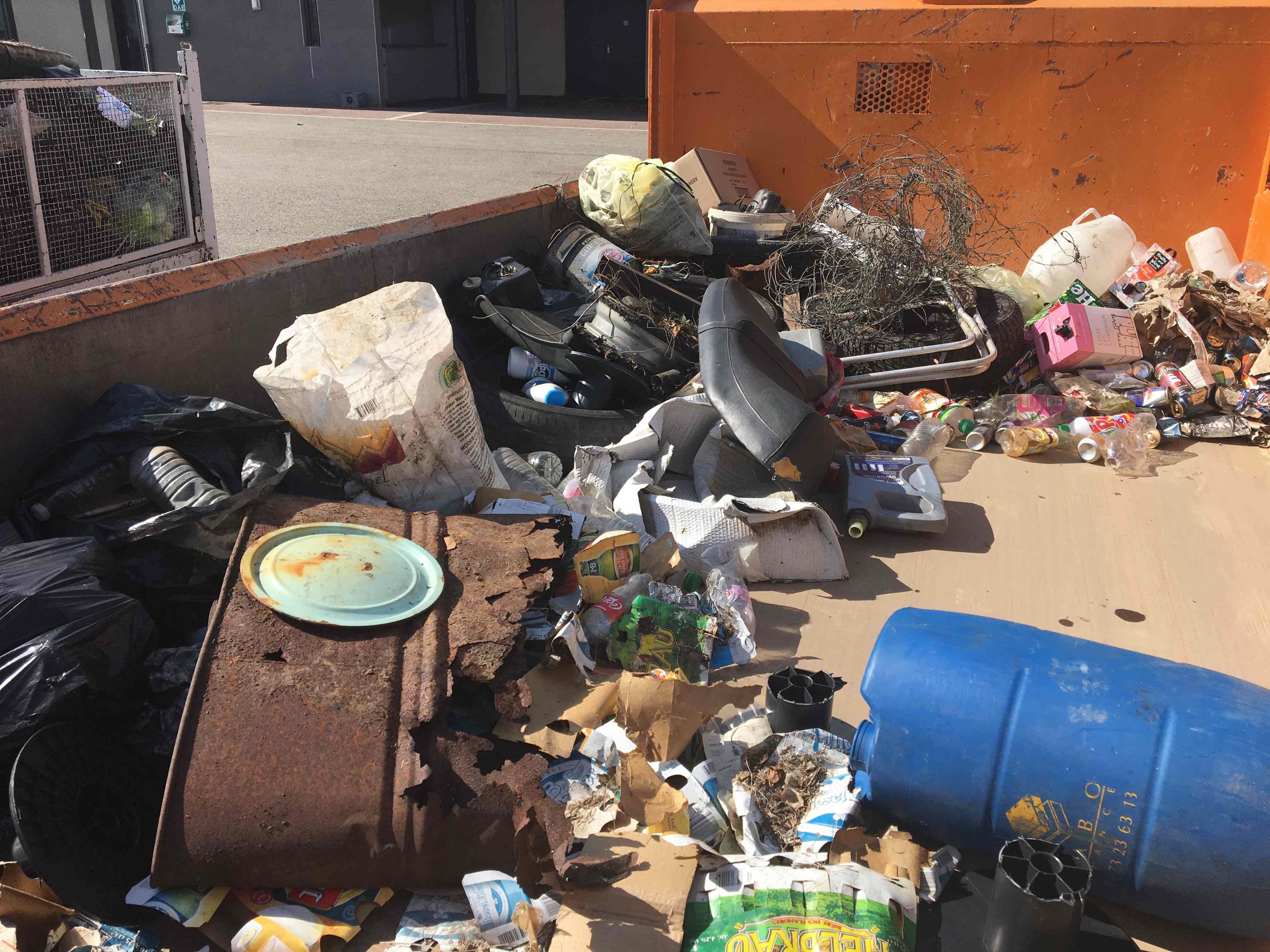 Nettoyage quartiers 2018 bennes