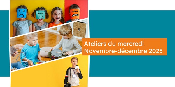 Les Ateliers du mercredi novembre-décembre 2025