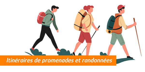 Itinéraires de promenades et randonnées Image 1