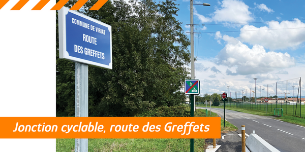 Création d’une jonction cyclable route des Greffets Image 1