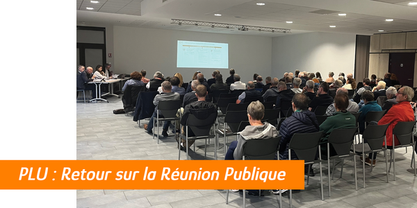 PLU : Retour sur la réunion publique du 8 octobre Image 1